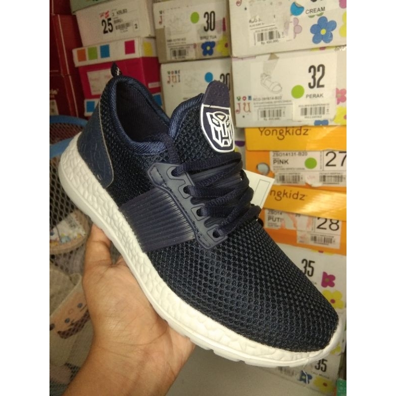 sepatu transformers anak laki - laki
