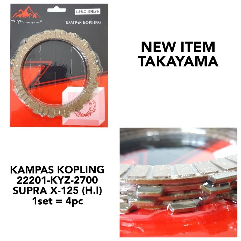 kampas kopling, kain klos supra x 125 HI