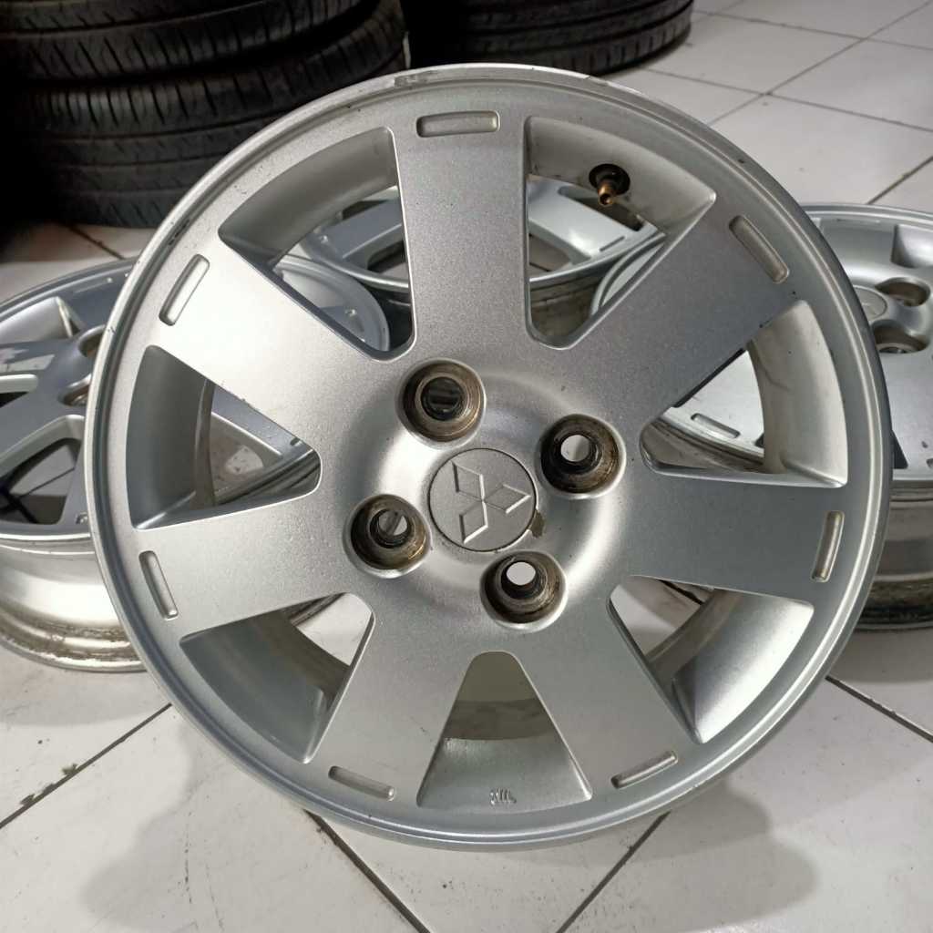 velg mobil second ORI MIRAGE ring 14  hol 4x100 untuk karimun ayla sigra calya