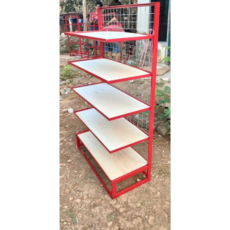 Rak gondola single rak minimarket serbaguna