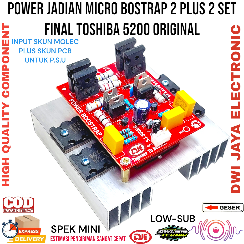 Power Jadian MICRO BOSTRAP Plus Final 2SET Toshiba 5200