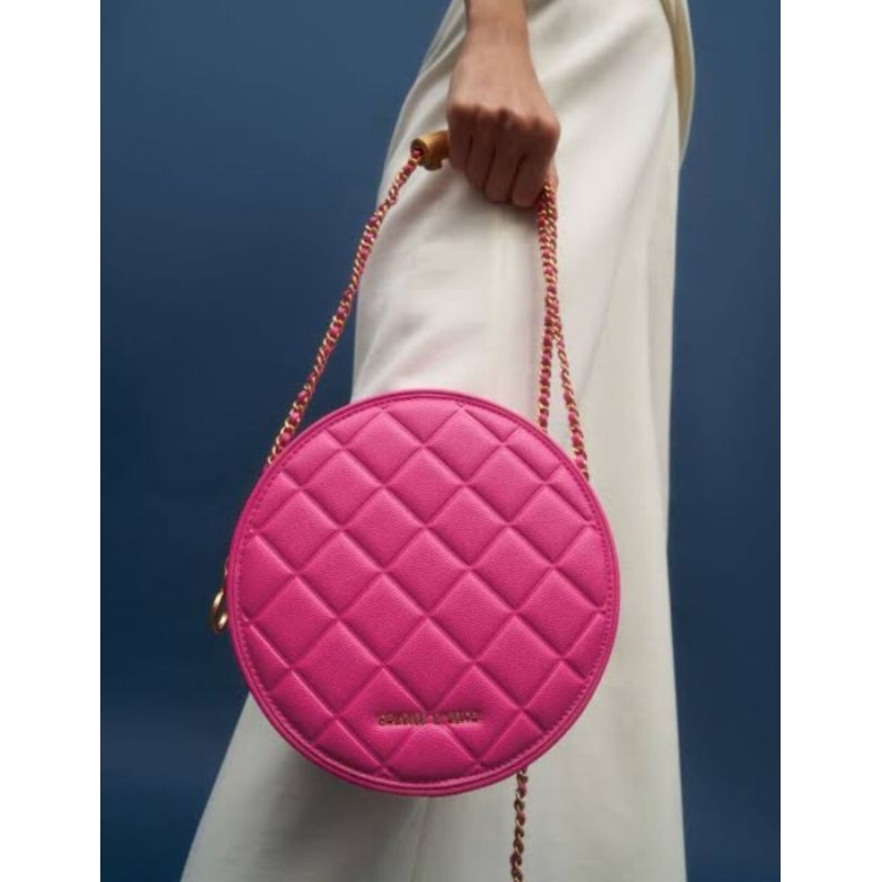 C&K Sling Bag Original Counter/TasBranded/SlingBag Fuschia/PinkFanta/TasOriginal