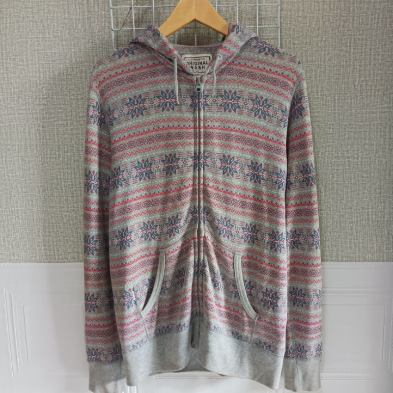 Hoodie Zipper Uniqlo Navajo