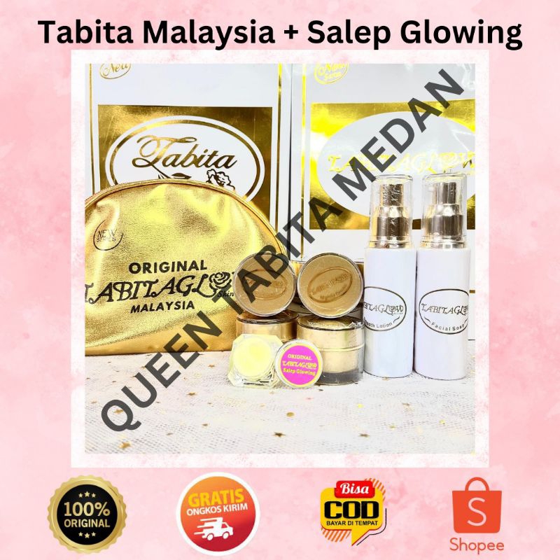 QUEEN - PAKET GLOW MINI MALAYSIA + SALEP GLOWING ORIGINAL
