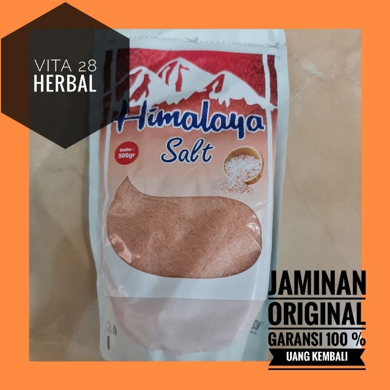 

GARAM HILAMAYA KAUTSAR 500 GRAM KEMASAN POUCH | HIMALAYA PINK SALT KAUTSAR 500 GR POUCH PACK
