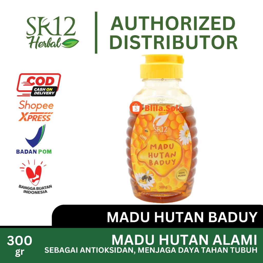 

Madu Hutan Baduy 300gr SR12 Alami Tingkatkan Kesehatan Sistem Imun Sumber Energi Antioksidan BPOM
