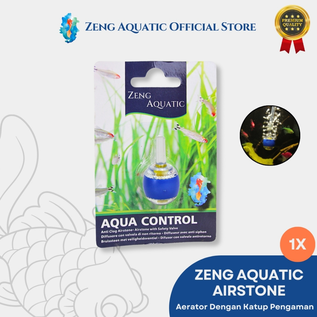 ZA Batu Aerator Gelembung Airstone Bulat  3 CM ZAAIRSTONE