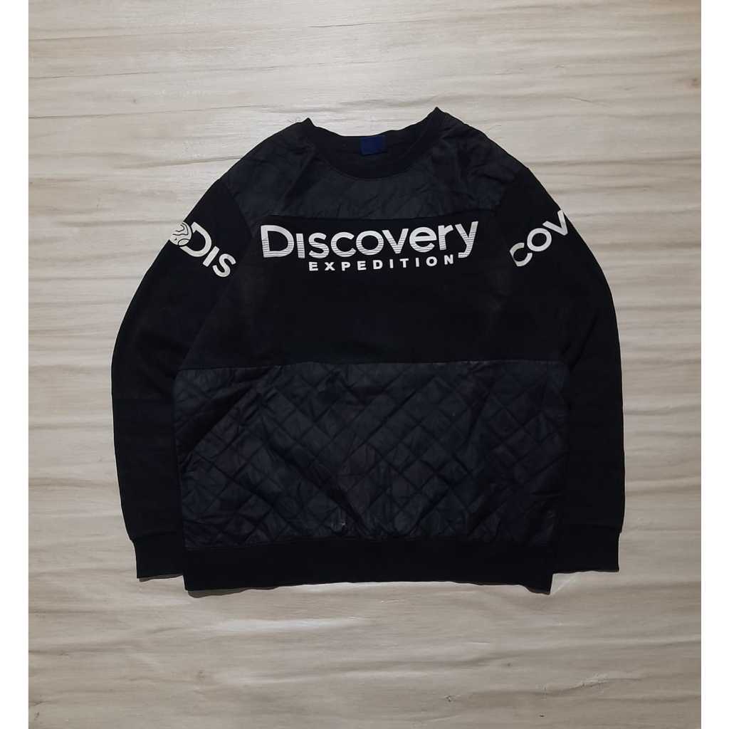 Discovery Crewneck Sweater Hitam Discovery 2nd