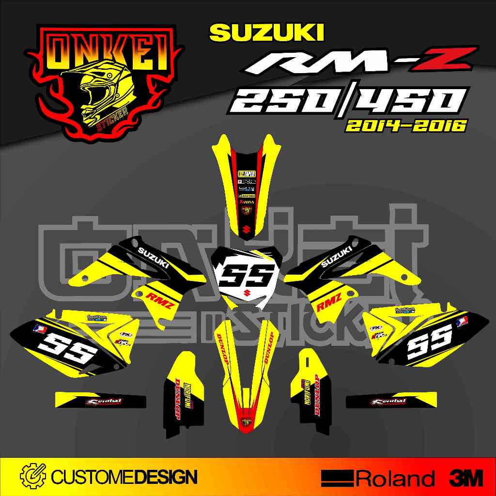 DECAL STICKER RMZ 250-450 2014-2016 SR2