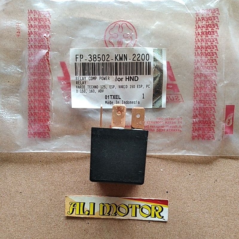 Relay comp power stater kaki 5 vario techno 125, vario 150 pcx 150/160 ori FEDERAL