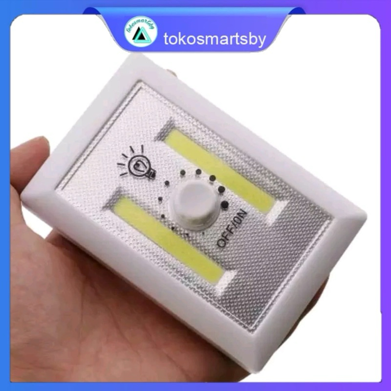 Lampu LED Tempel Dinding + Magnet - model Dimmer