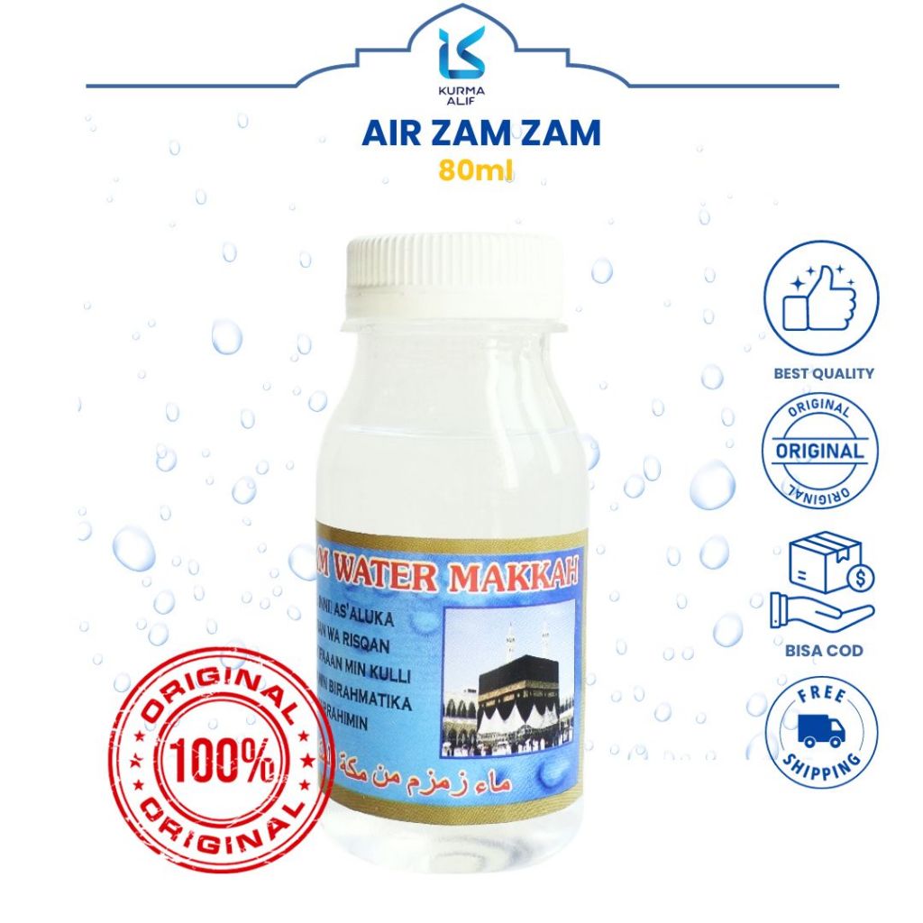 

Air Zam Zam Botol 80 mL Original Oleh Oleh Haji dan Umroh