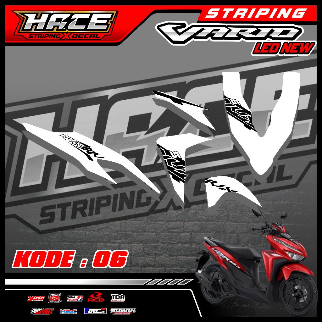 06 STICKER CUTTING VARIO 125 LED NEW - STICKER CUTTING VARIO PREMIUM NUX