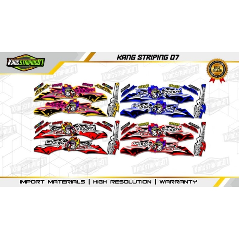 striping scoopy karbu transparan 2010  scoopy i graffiti