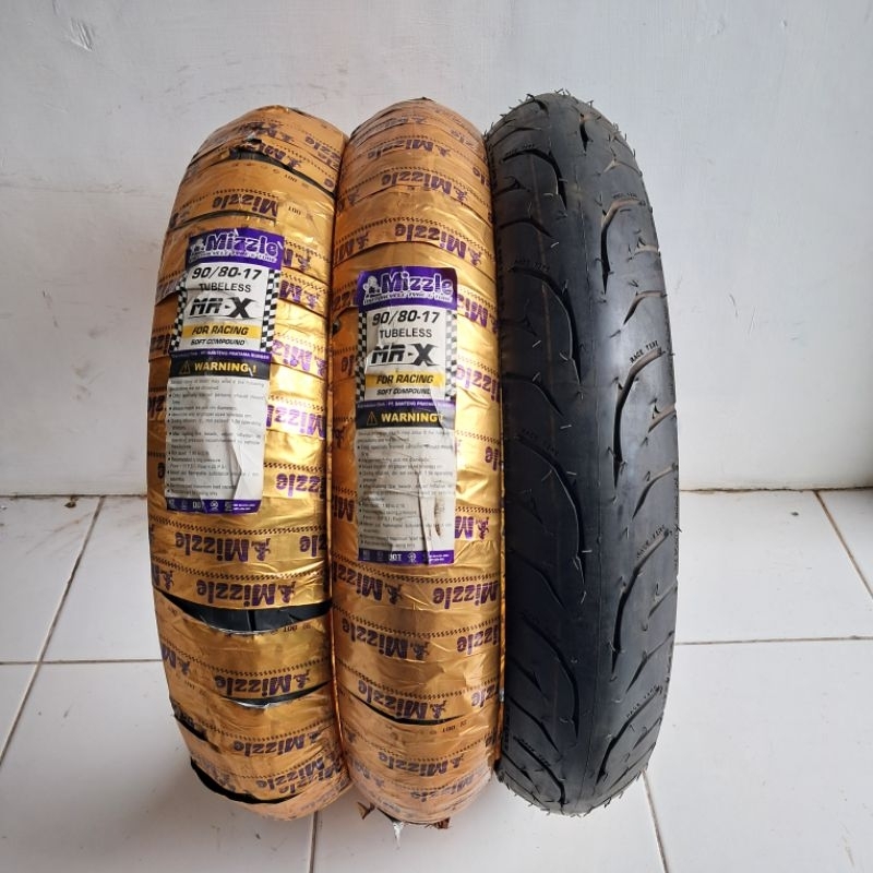 Ban Mizzle 90/80-17 ban donat ring 17 ban Tubles softcompound motor ring 17