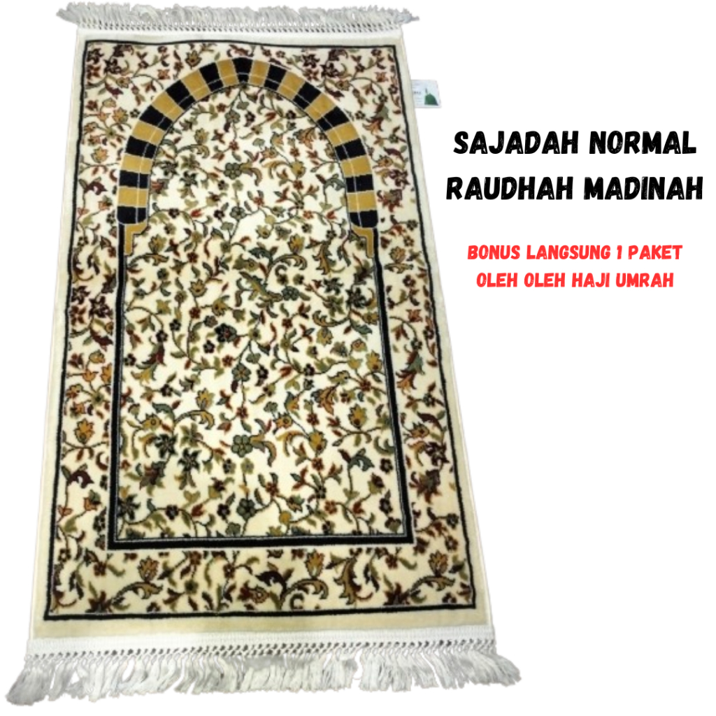 SAJADAH RAUDAH, SAJADAH RAWDAH, SAJADAH RAUDHAH, SAJADAH RODHOH, SAJADAH MASJID NABAWI, SAJADAH MADI