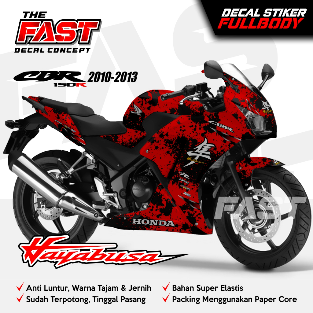 TERBARU DECAL HONDA CBR K45 FULLBODY - STRIPING STICKER LIST VARIASI HONDA CBR K45 Striping CBR 150 