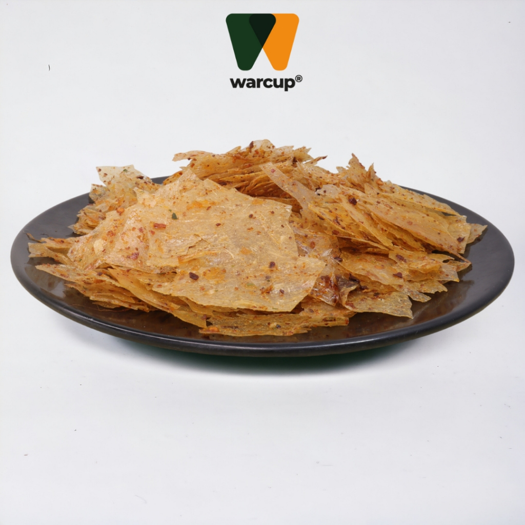 

Warcup Keripik Kaca 1KG Kripca Pedes Gurih Asin - 1000gr