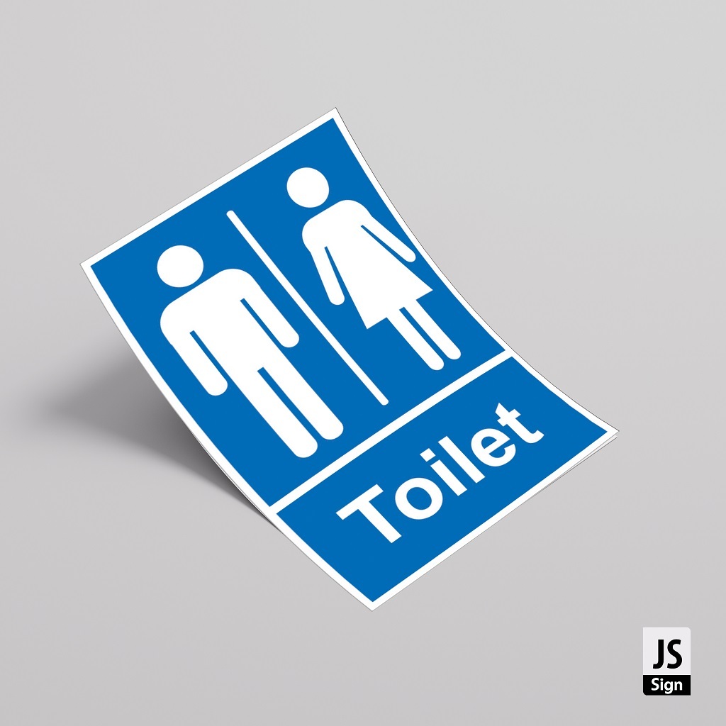 STICKER K3 SAFETYSIGN TOILET UMUM