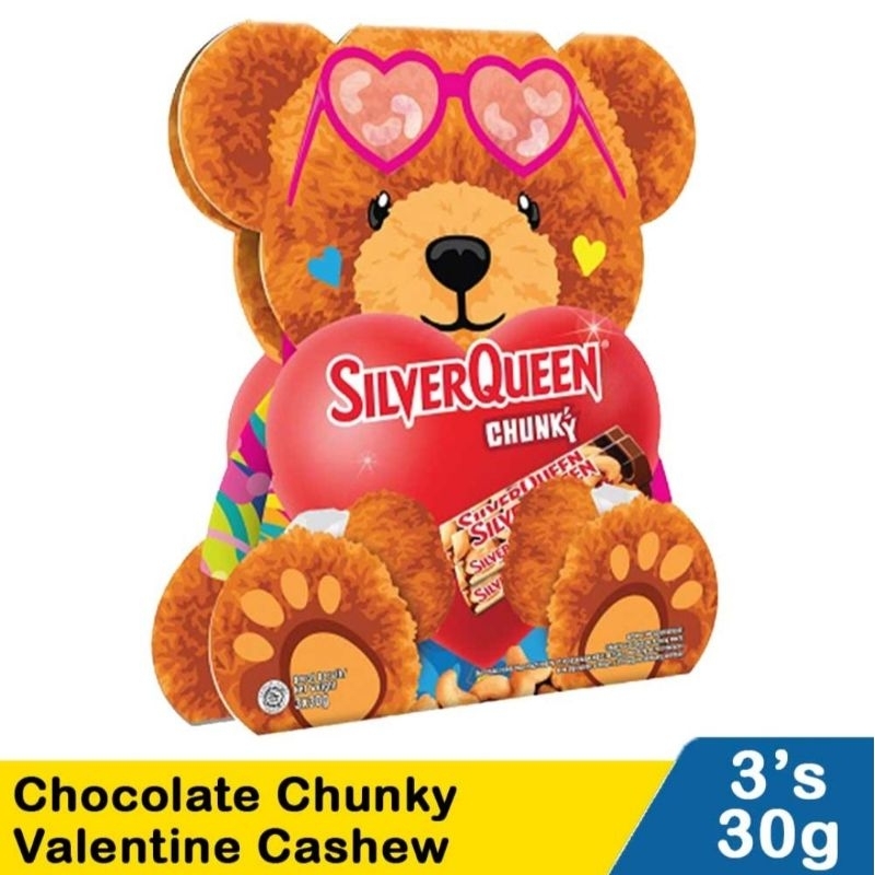 

SilverQueen Chunky Bear Love Chocolate 3 × 30g