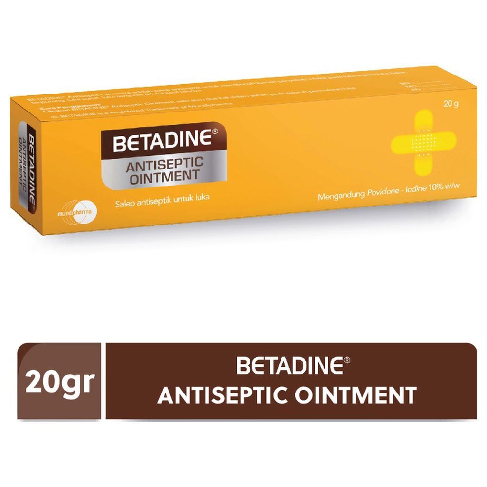 BETADINE 10% SALEP 20 GR POVIDONE IODINE SALEP LUKA INFEKSI KULIT