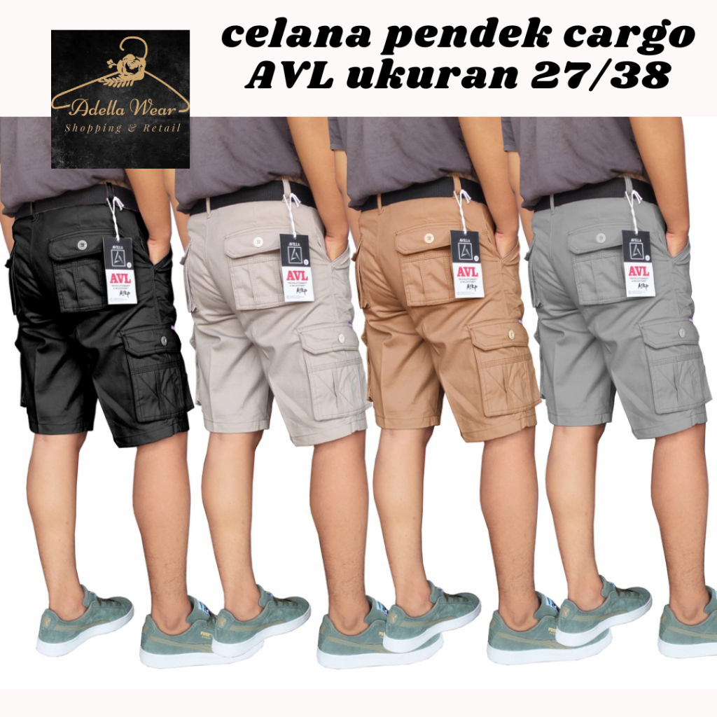 Celana Pendek Kargo PDL Gunung Kualitas Premium AVL 27/38