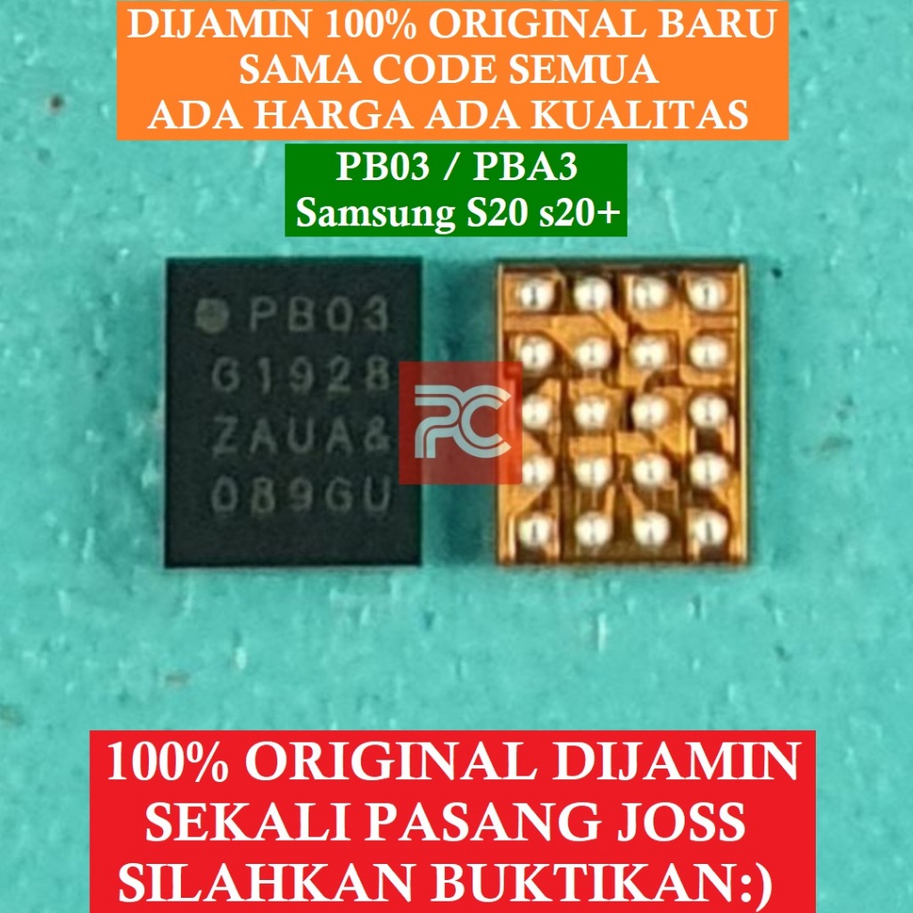 IC Camera PB03 PBA3 Samsung S20-S20 Plus - S23 Ultra Org Tested S2MPB03 PBO3