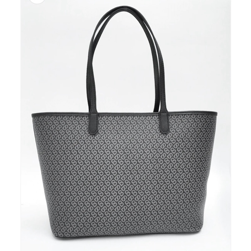 izzy tote bag black buttonscarves