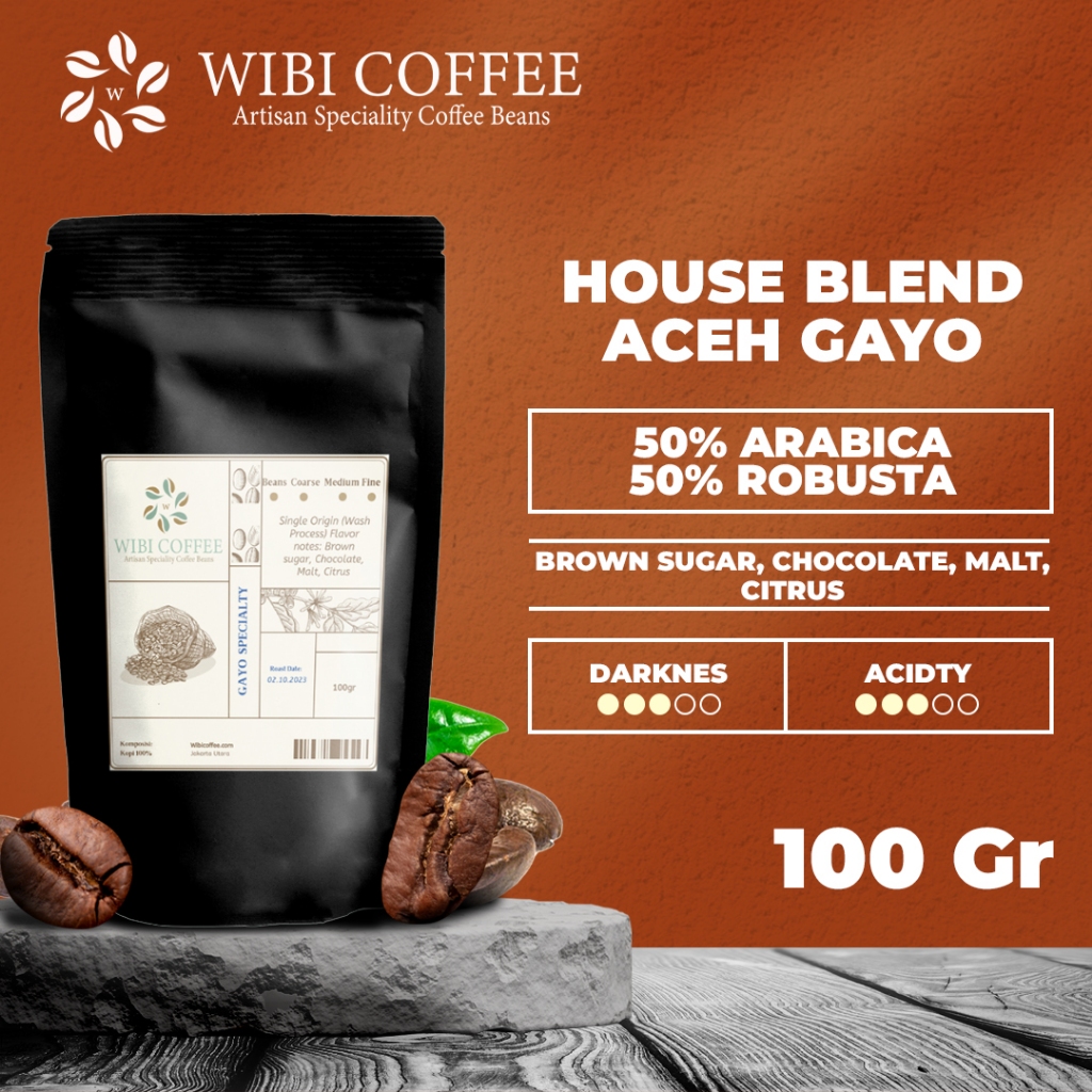 

Biji Kopi Gayo Wibi House Blend Specialty