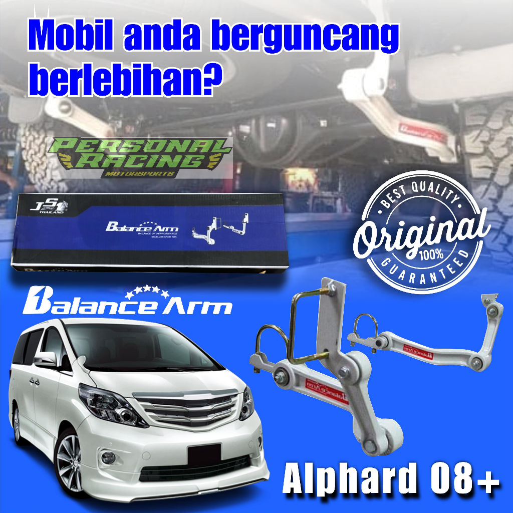 ORI Aksesoris BALANCE ARM Stabiliser Swaybar Alphard Vellfire ANH20