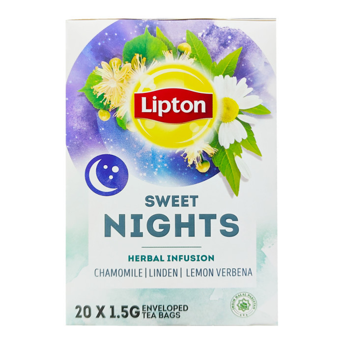 

Lipton Sweet Nights Flower Tea Caffeine free Teh Bunga Herbal Infusion