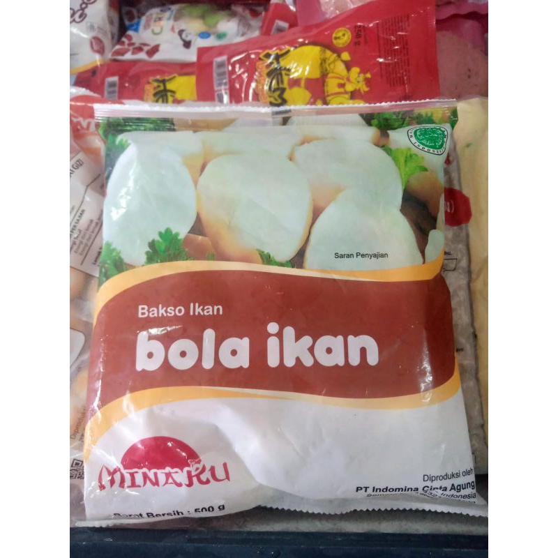 

Minaku Bola Ikan 500gr, Bola Ikan 500gr