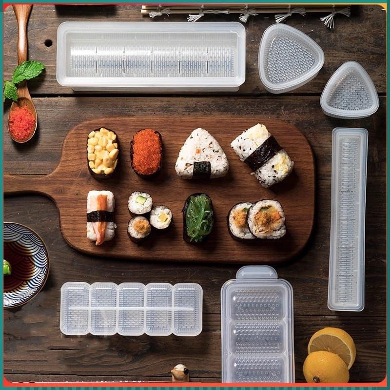 Cetakan Sushi KIMBAB Persegi Panjang Onigiri / Cetakan Onigiri Sushi Kimbab ORI Jepang Sushi Maker