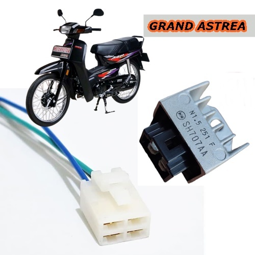 Regulator Kiprok Honda Astrea Star Prima Grand Impressa Legenda + Soket Kiprok