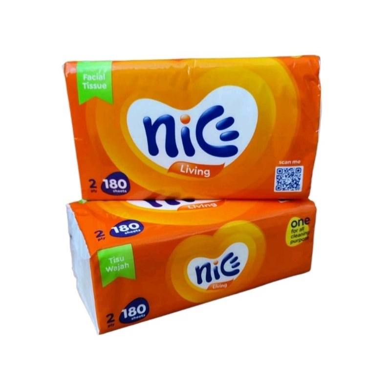 Tissue Facial Favour 200 sheet 2 ply / nice / nissu / 180 Sheets 2 Ply