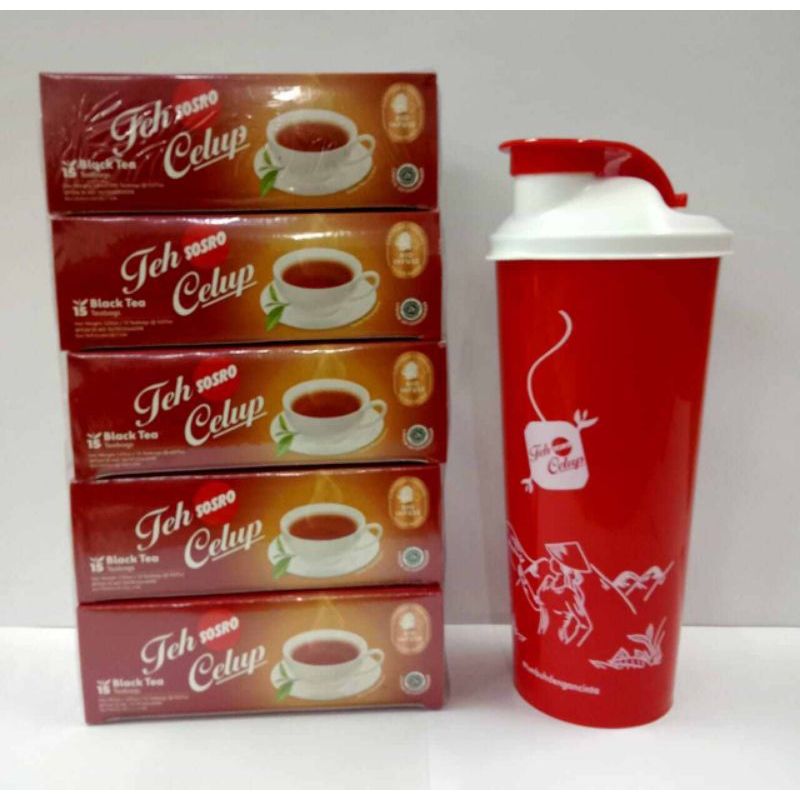 

Paket Teh Celup Sosro 5 Box + Free Tumbler