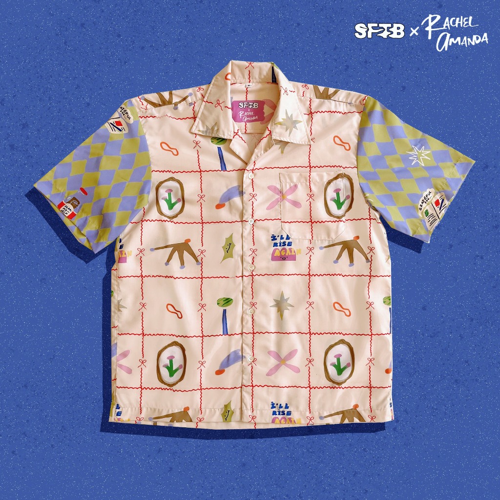 SFTB x Rachel Amanda - Kemeja Motif - Grateful