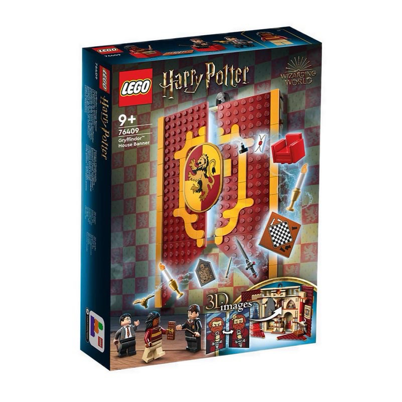 ORI 4 PCS SET LEGO HARRY POTTER HOUSE BANNER
