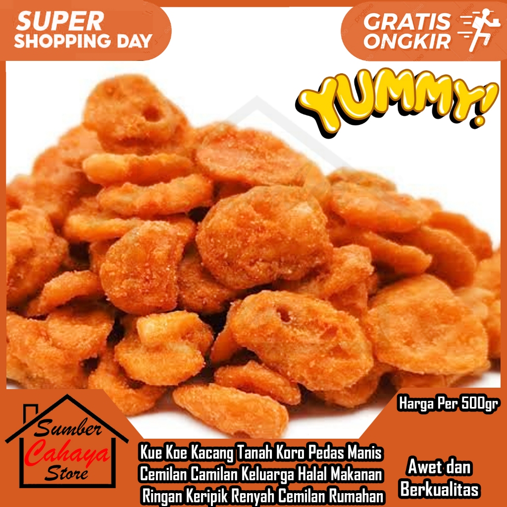 

KACANG TANAH KORO GORENG OSENG-OSENG CANAVALIA ENSIFORMIS KUPAS PEDAS MANIS BALADO 500GRAM CEMILAN CAMILAN KELUARGA HALAL MASAKAN MAKANAN RINGAN KERIPIK RENYAH HARI RAYA MURAH IDUL FITRI LUMER MANIS GURIH SNACK CIKI JAJAJAN PILUS VILUS SNACKY RDS4