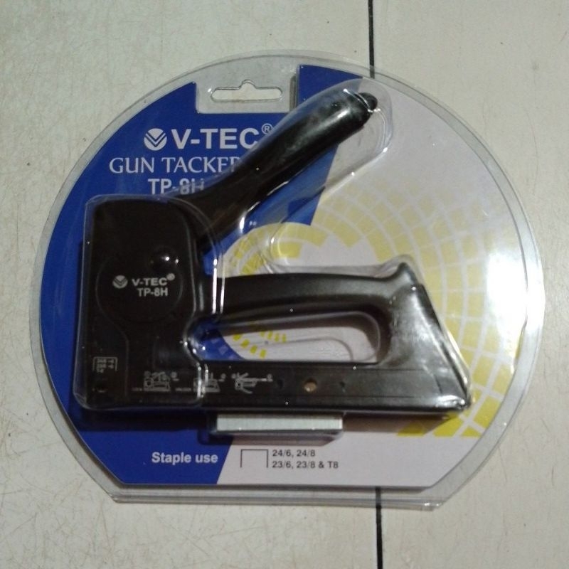 

Stapler Tembak Gun Tacker V-TEC Type TP 8H