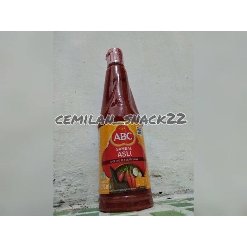

sambal ABC extra pedas // sambal ABC asli // ABC 275g // sambal