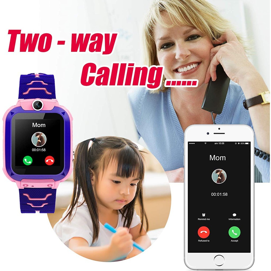 Imo Anti Air IP67 Jam tangan anak telepon - anak Gps Digital Smartwatch anak Waterproof Kids Smart Watch-6