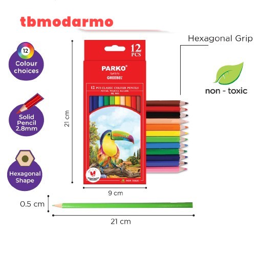 

TBMO PARKO OIL COLOUR PENCIL 12C 903E PK-903 - SCS
