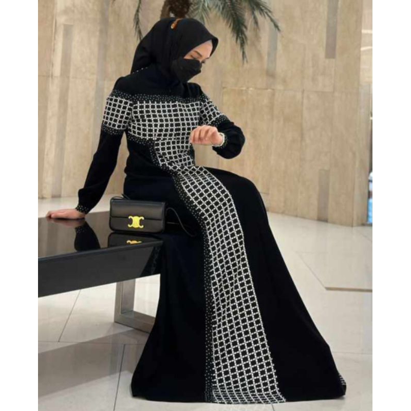 Gwen Dress Hitam By Madeira Original 100%