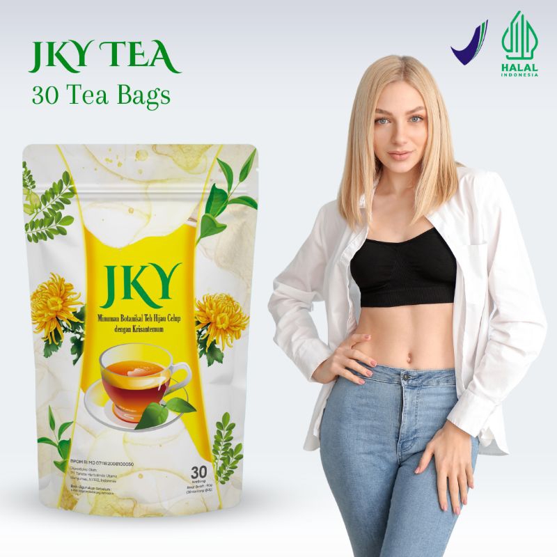 

(READY STOCK) JKY TEH HIJAU DENGAN MORINGA DAN CHRYSANTHEMUM - 1 BKS isi 30 tea bags