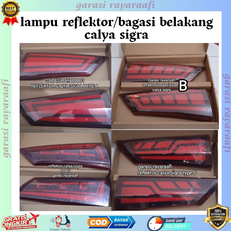 lampu belakang sigra calya reflektor calya sigra reflektor bagasi belakang calya sigra