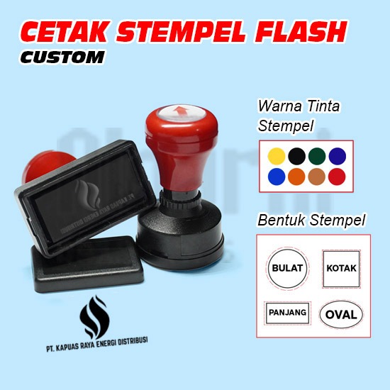 

STEMPEL FLASH / CUSTOM / NAMA TOKO / PERUSAHAAN