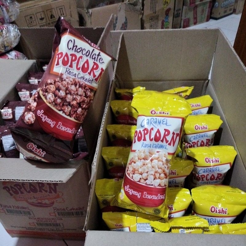 

Oishi POPCORN KINI ADA 2 VARIAN RASA BEBAS PILIH.