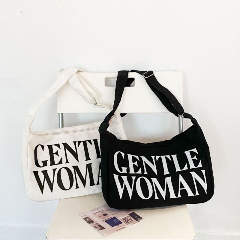 TAS SELEMPANG KANVAS GENTLE WOMAN / SLING BAG KANVAS GENTLE WOMAN BANGKOK THAILAND/ TAS TRAVEL GENTL
