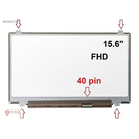led 15.6 slim 40 pin FHD